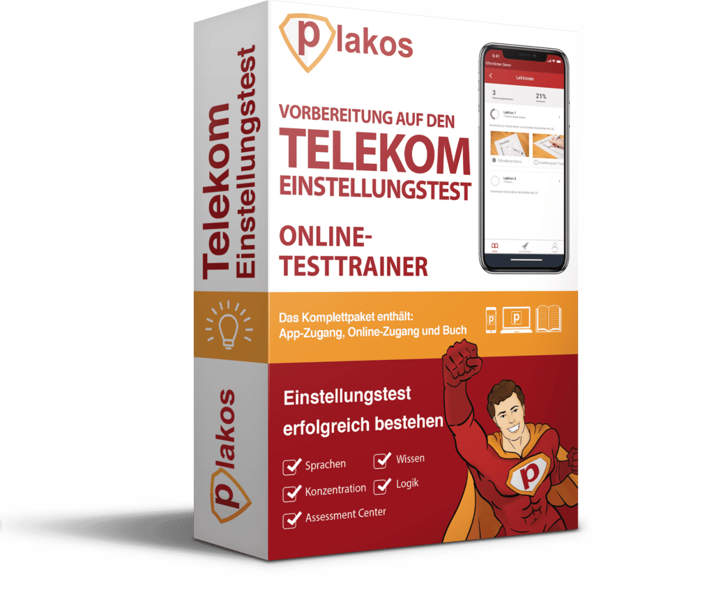 Vorbereitung für den Telekom Einstellungstest - Online Testtrainer