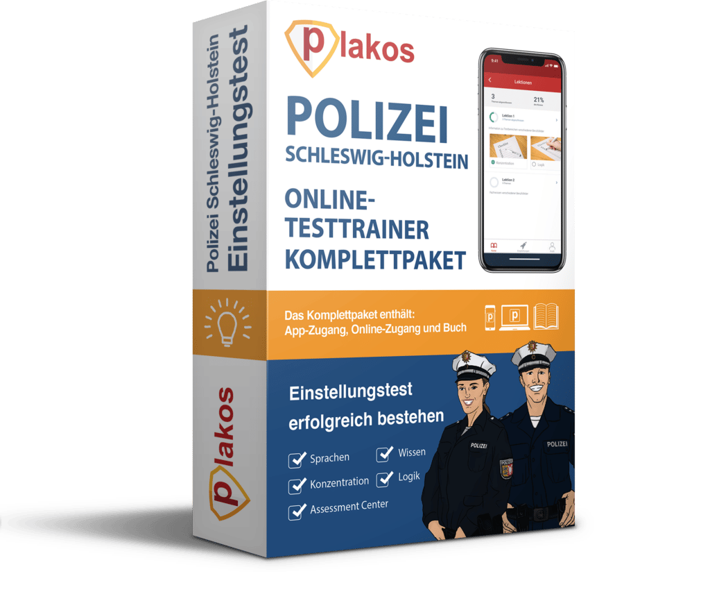 Polizei Schleswig-Holstein Einstellungstest 2022 Online Testtrainer