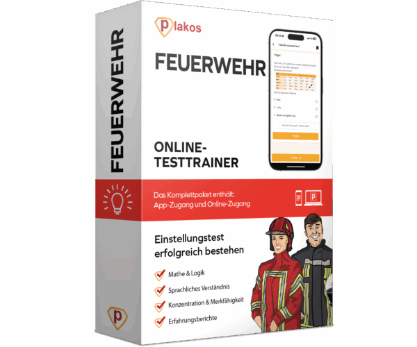 Berufsfeuerwehr Einstellungstest 2025 Online Testtrainer