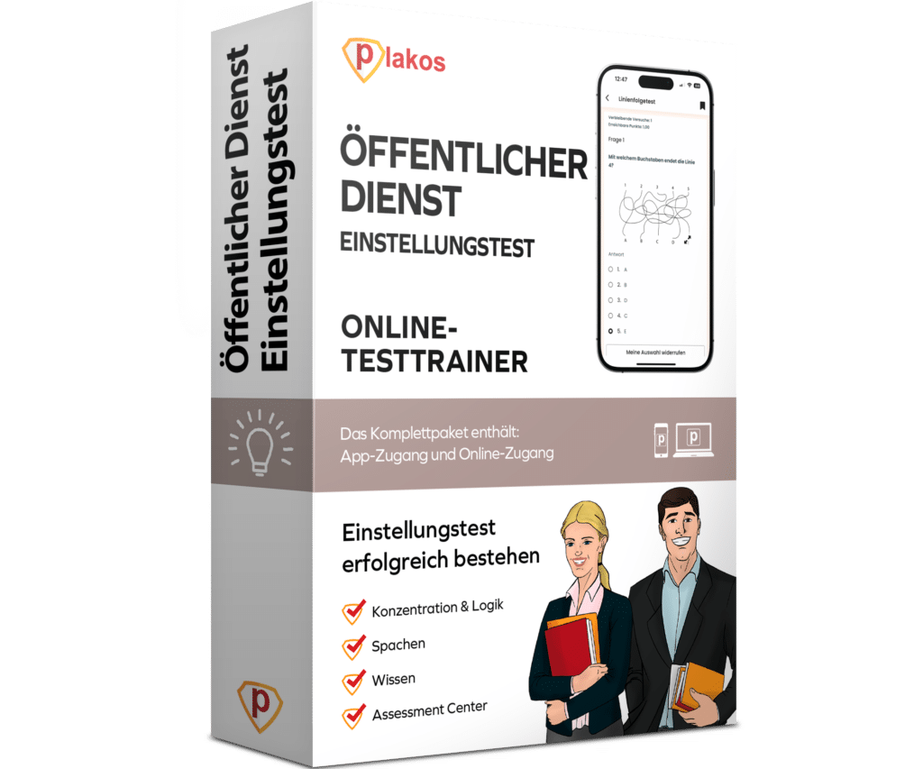 Einstellungstest öffentlicher Dienst Mit Lösung Kostenlos plakos-akademie.de