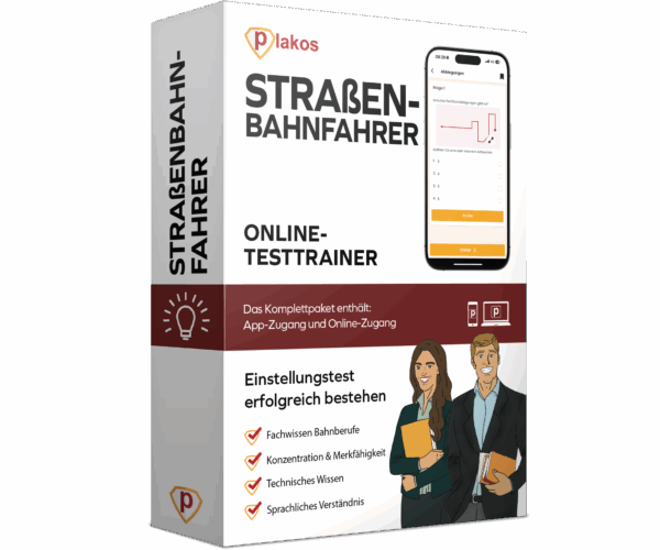 Straßenbahnfahrer Einstellungstest 2025 Online Testtrainer
