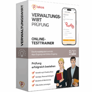 Verwaltungswirt Prüfung 2025 Online Testtrainer Komplettpaket