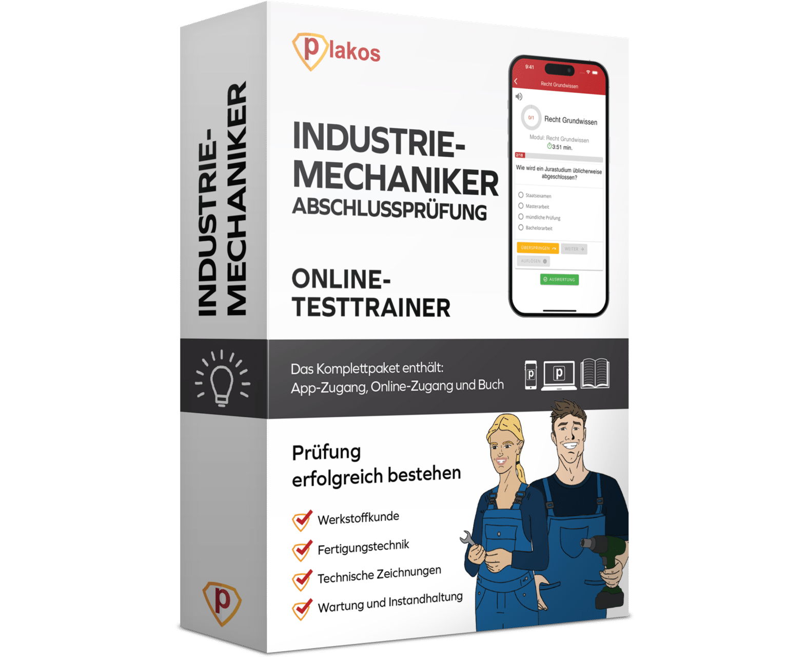 Industriemechaniker Abschlussprüfung Teil 1&2 Jetzt üben!
