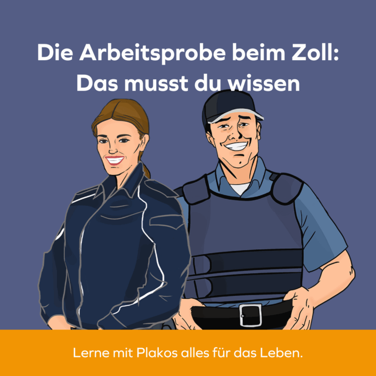 Arbeitsprobe beim Zoll