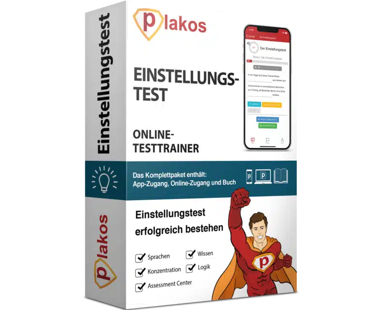 Einstellungstest üben