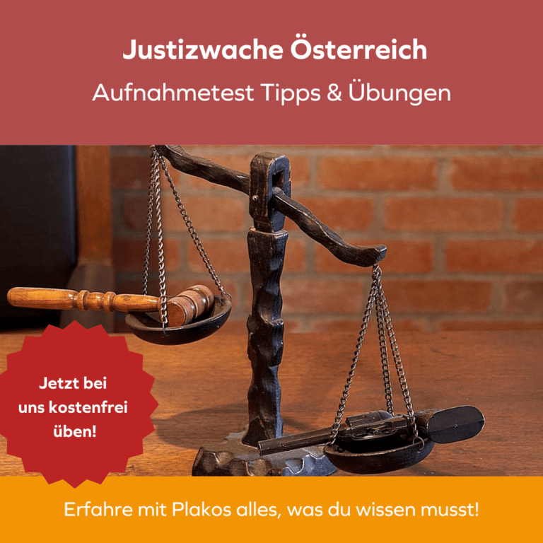 Justizwache Aufnahmetest Österreich