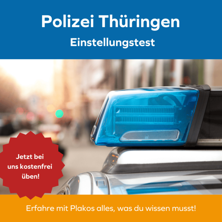 Polizei Thüringen Einstellungstest