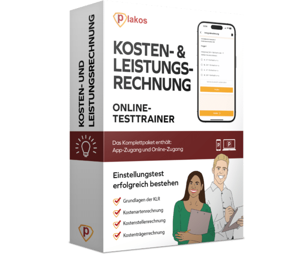 Kosten- und Leistungsrechnung Aufgaben 2025 Online Testtrainer