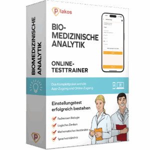 Biomedizinische Analytik Aufnahmetest (AT) 2025 Online Testtrainer
