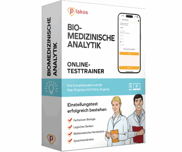 Biomedizinische Analytik Aufnahmetest (AT) 2025 Online Testtrainer