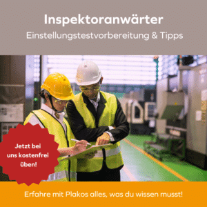 Einstellungstest Inspektoranwärter