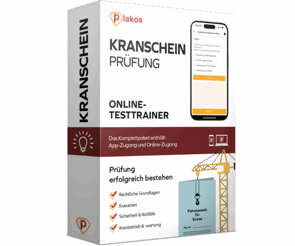 Kranschein Prüfung 2025 Online Testtrainer