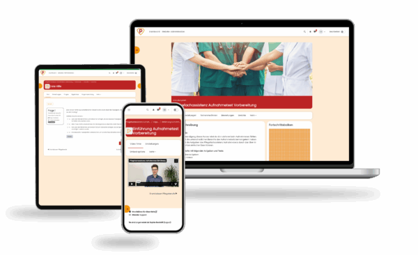 Pflegefachassistenz Aufnahmetest Vorbereitung 2025 Online Testtrainer – Bild 2