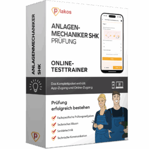 Anlagenmechaniker SHK Prüfung (Sanitär- Heizungs- und Klimatechnik) 2025 Online Testtrainer