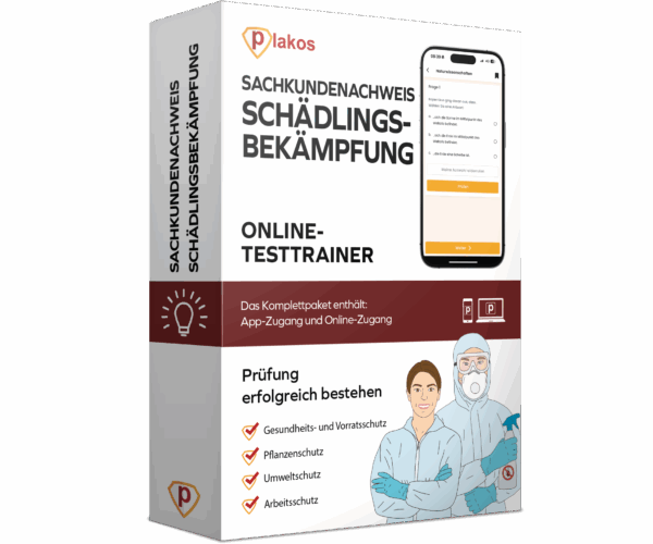 Sachkundenachweis Schädlingsbekämpfung Prüfung 2025 Online Testtrainer