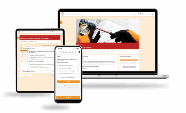 DGUV V3 Schulung 2025 Online Testtrainer – Bild 2