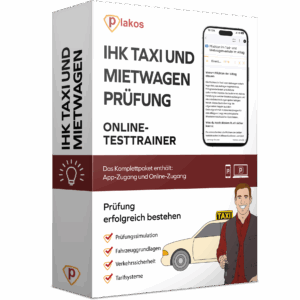 IHK Taxi und Mietwagen Prüfung 2026 Online Testtrainer