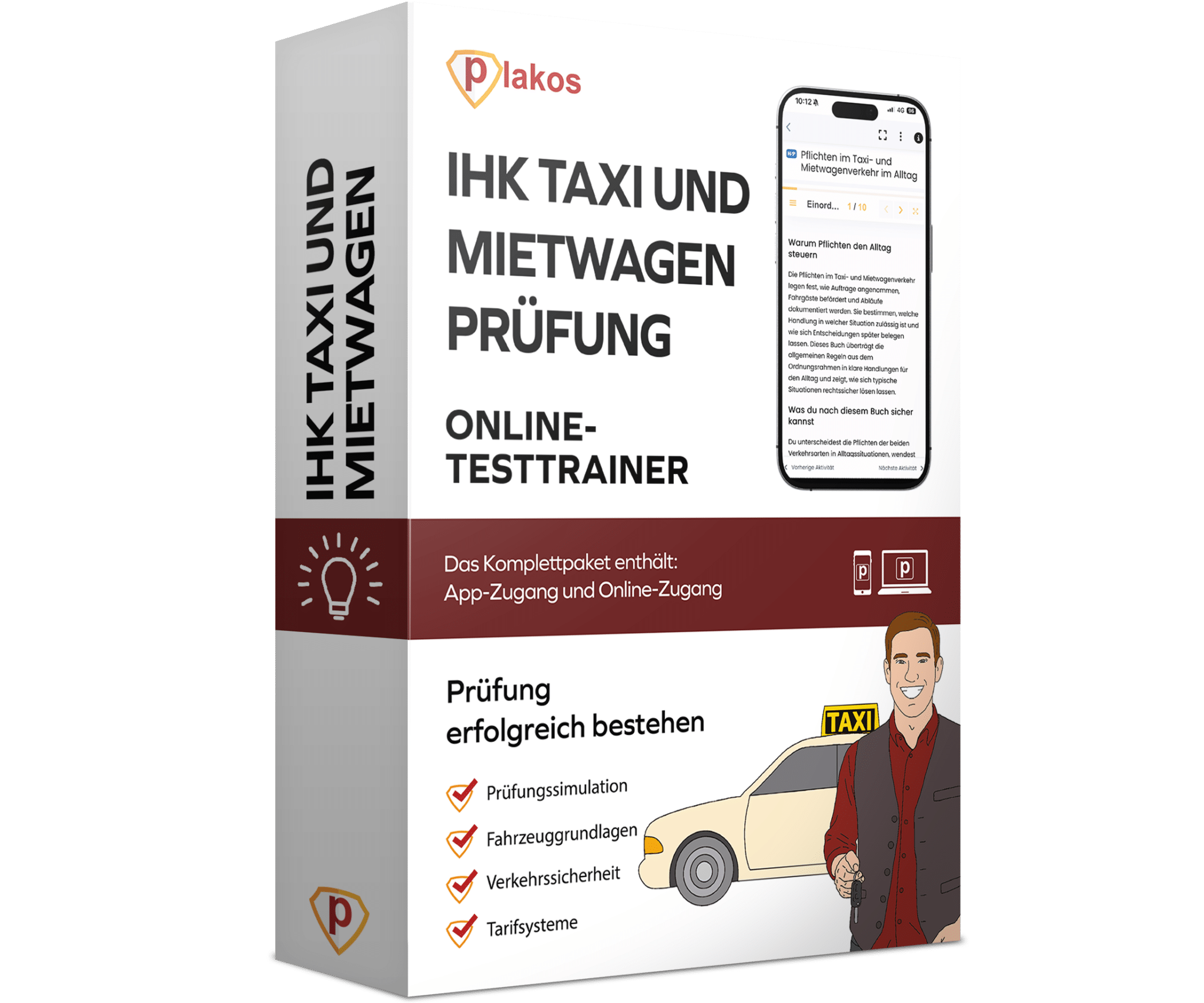 IHK Taxi und Mietwagen Prüfung 2026 Online Testtrainer