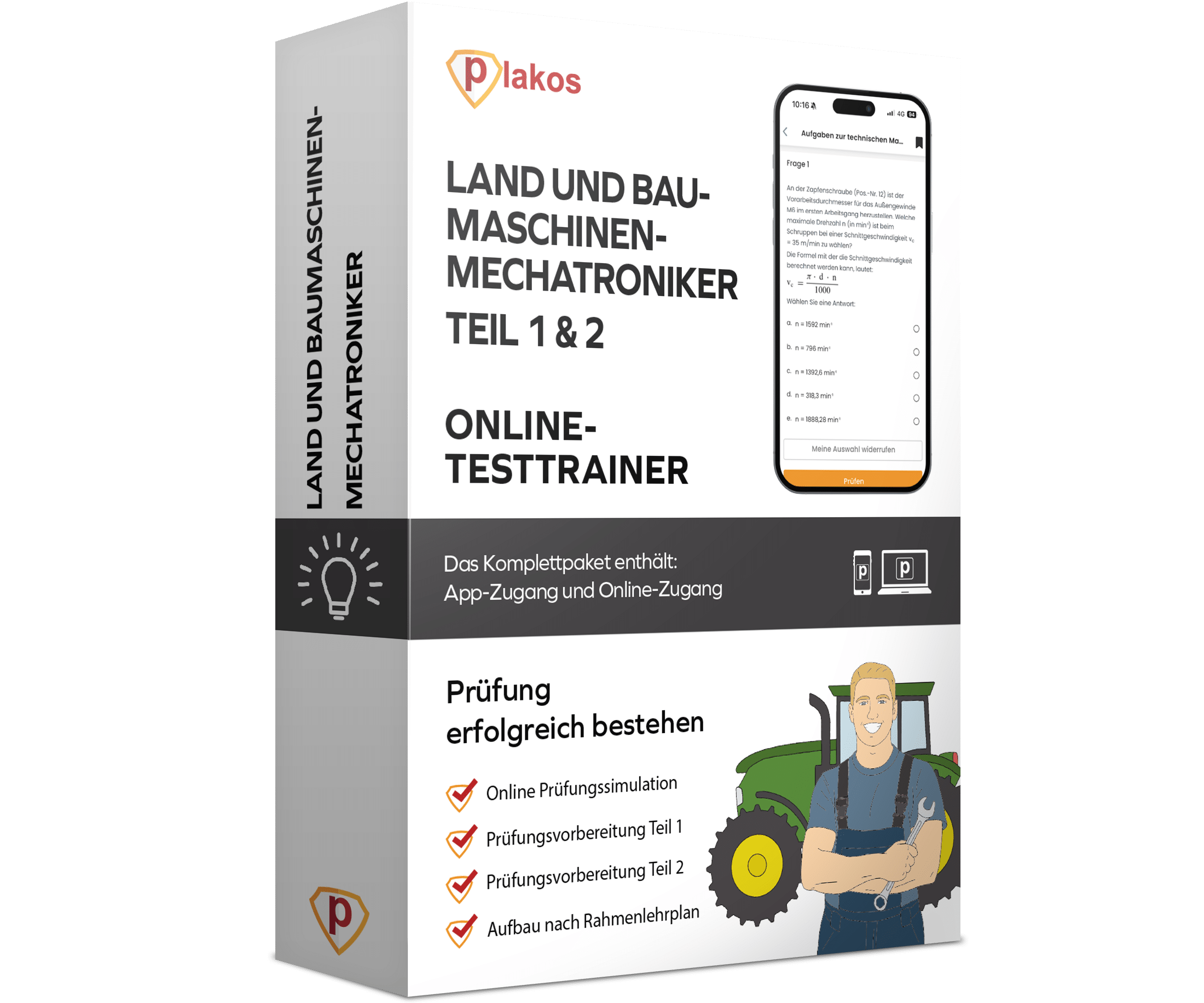 Land und Baumaschinenmechatroniker Prüfungsfragen 2026 Online Testtrainer