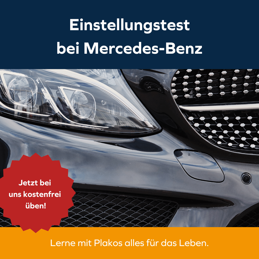Mercedes Einstellungstest