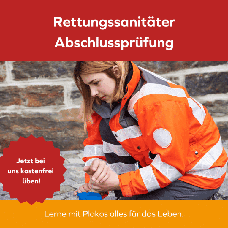 Rettungssanitäter Abschlussprüfung